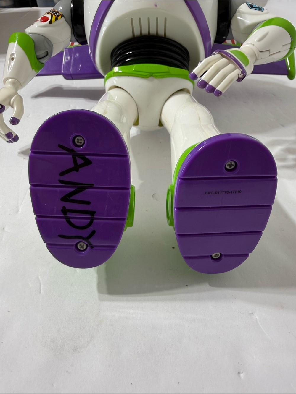 Disney Pixar Buzz Lightyear 12" Interactive Figure ANDY Toy Story Works! - Picture 8 of 15